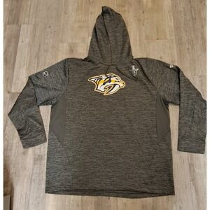 Grey XL Nashville Predators Stanley Playoffs  Men's Fanatics‎ Hoodie